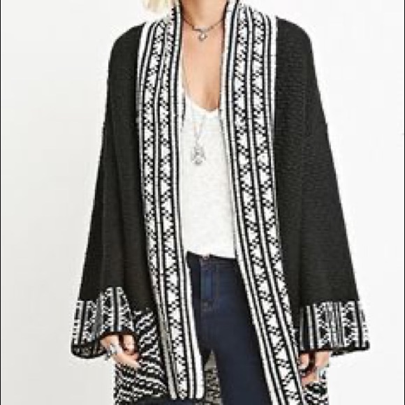 Forever 21 Jackets & Blazers - Tribal print Sweater coat